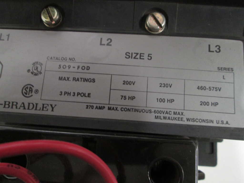 Allen Bradley 509FOD NSNP * GENUINE * AB 509 FOD