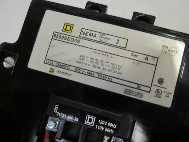 Square D 8502SEO3V02S NSFP * GENUINE * 8502 SEO3 V02S Schneider Telemecanique