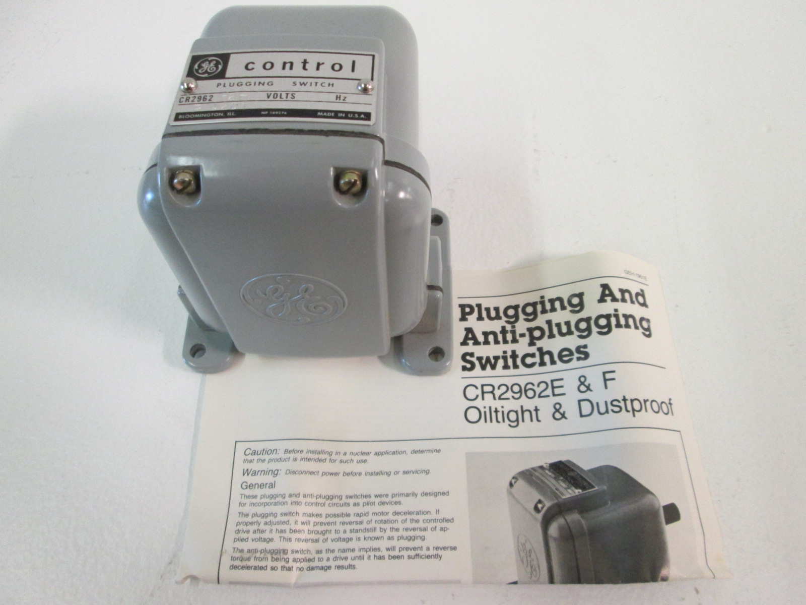 General Electric CR2962F2H NSFP **GENUINE**
