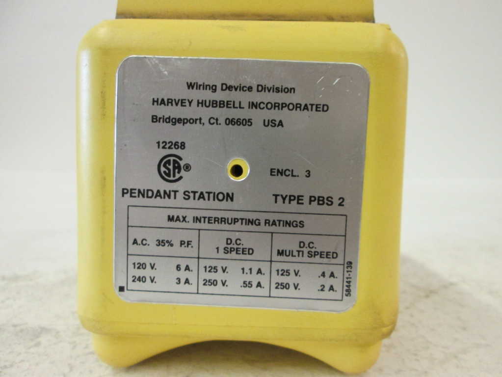 Hubbell PBS2 NSFP **GENUINE**