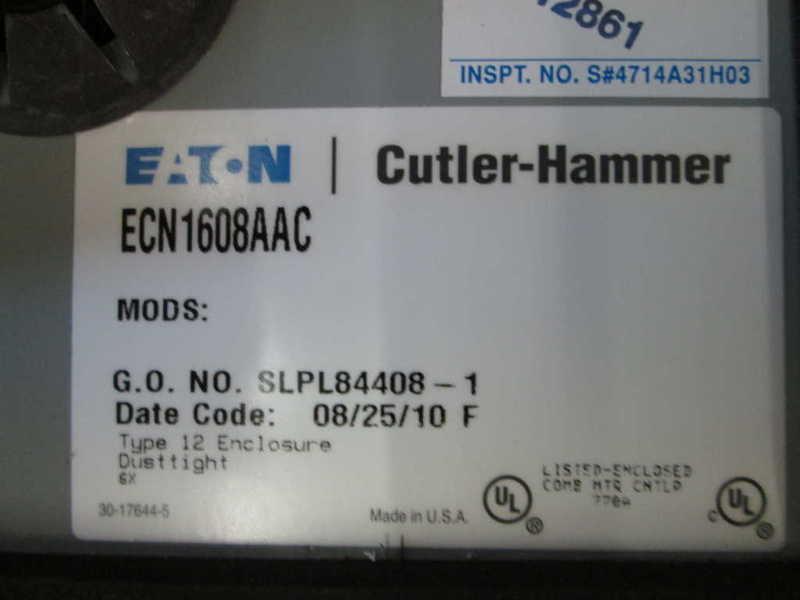Cutler Hammer ECN1608AAC NSFP * GENUINE * Westinghouse