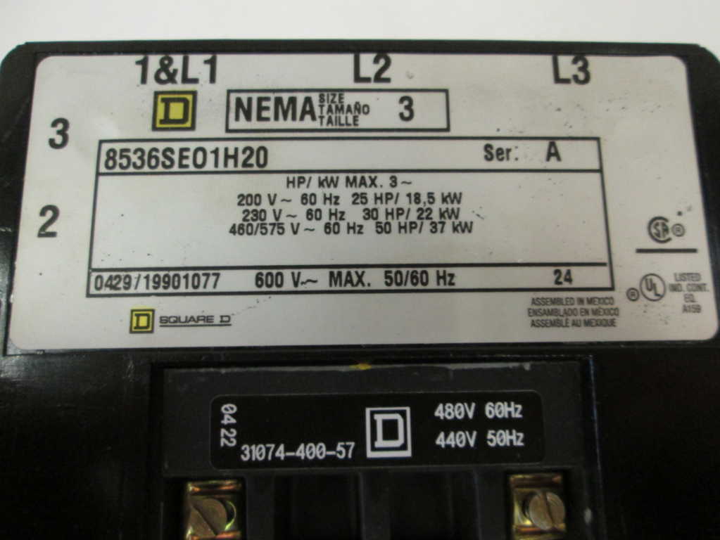 Square D 8536SEO1V06H20 NSFP **GENUINE** Schneider Telemecanique