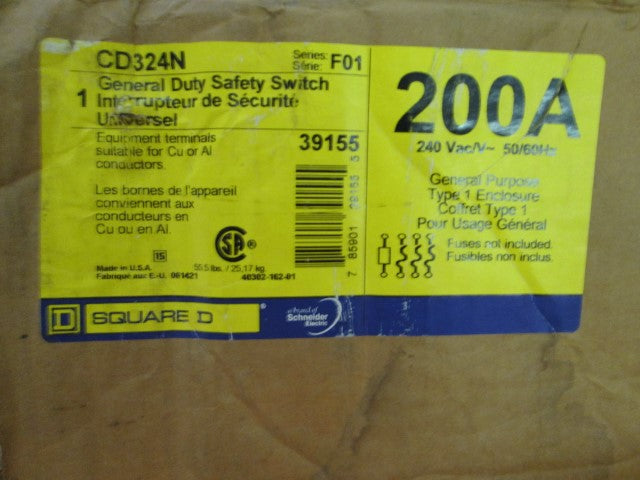 Square D CD324N NSNP **GENUINE** Schneider Telemecanique