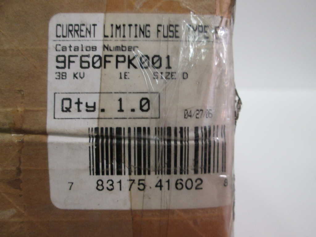 General Electric 9F60FPK001 NSFP **GENUINE**