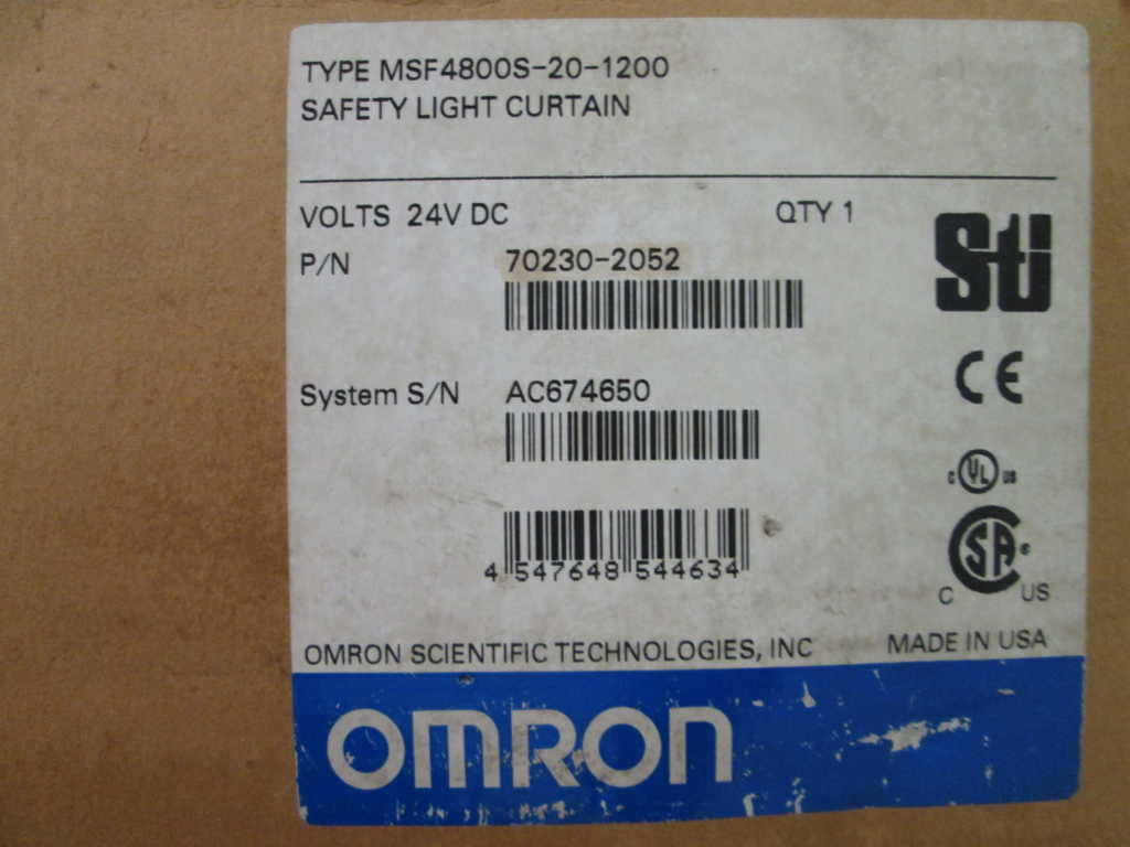 Omron MSF4800S201200 NSFP **GENUINE**