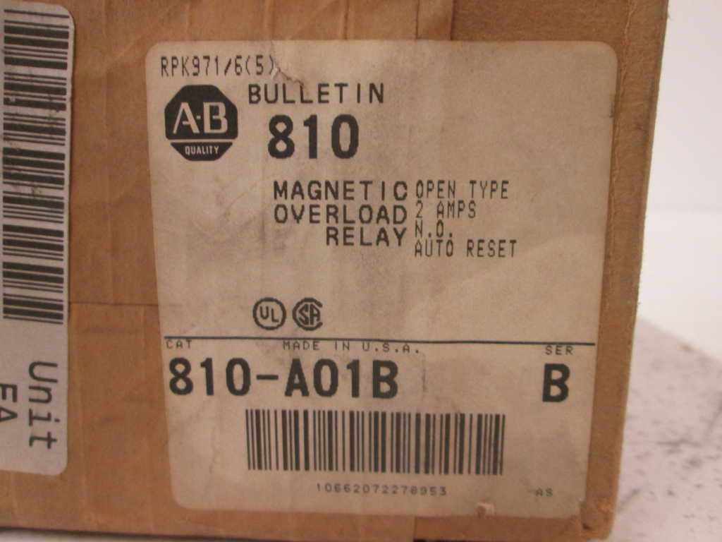 Allen Bradley 810A01B NSFP **GENUINE** AB 810A 01B