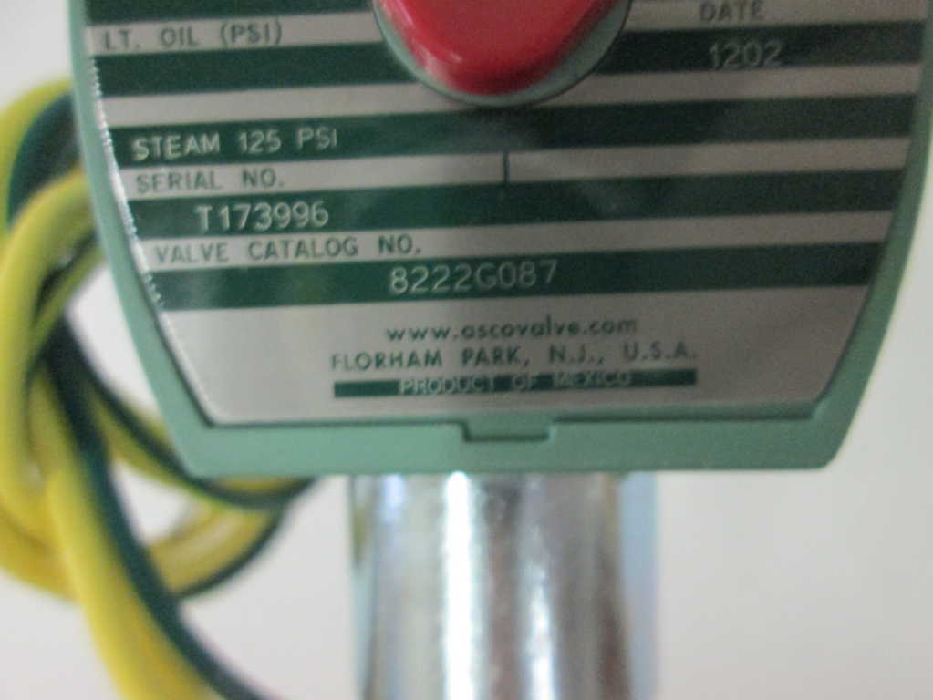 Asco 8222G087 120V NSFP **GENUINE**