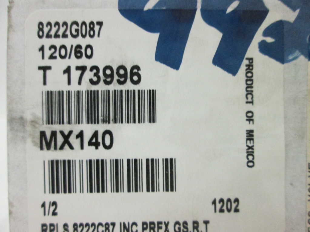 Asco 8222G087 120V NSFP **GENUINE**