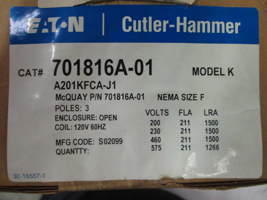 Cutler Hammer 701816A01 NSFP **GENUINE** Westinghouse
