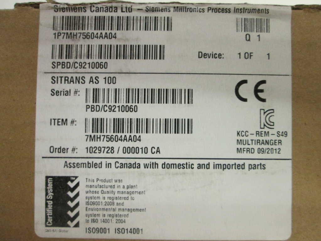 Siemens 7MH75604AA04 NSFP * GENUINE * Furnas