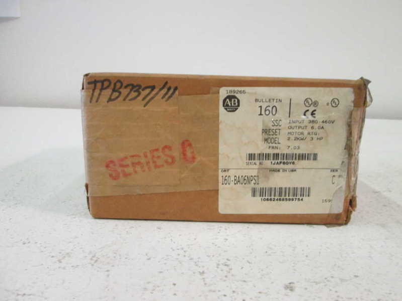 Allen Bradley 160BA06NPS1 NSFP * GENUINE * AB 160 BA06NPS1