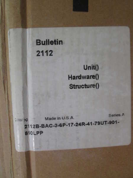Allen Bradley 2112BBAC36P1724R4179UT901850LPP NSFP * GENUINE * AB