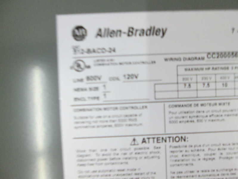Allen Bradley 512BACD24 NSFP * GENUINE * AB