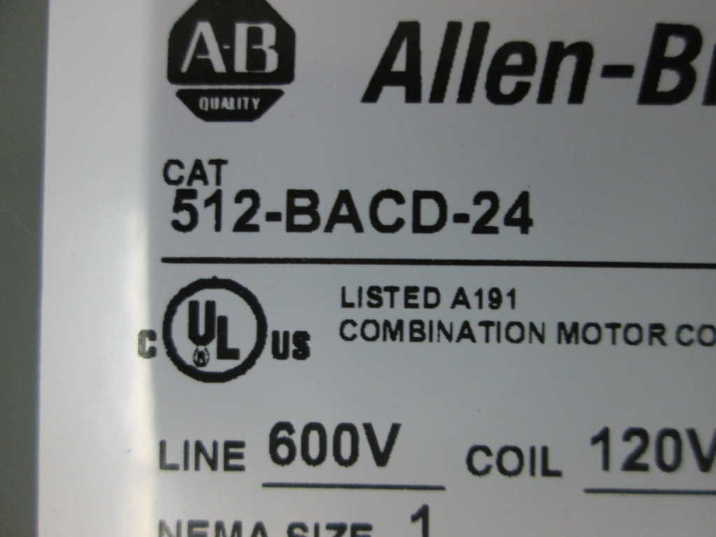 Allen Bradley 512BACD24 NSFP **GENUINE** AB