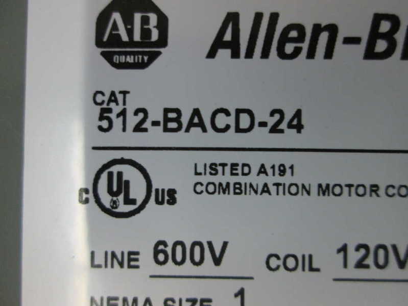 Allen Bradley 512BACD24 NSFP * GENUINE * AB