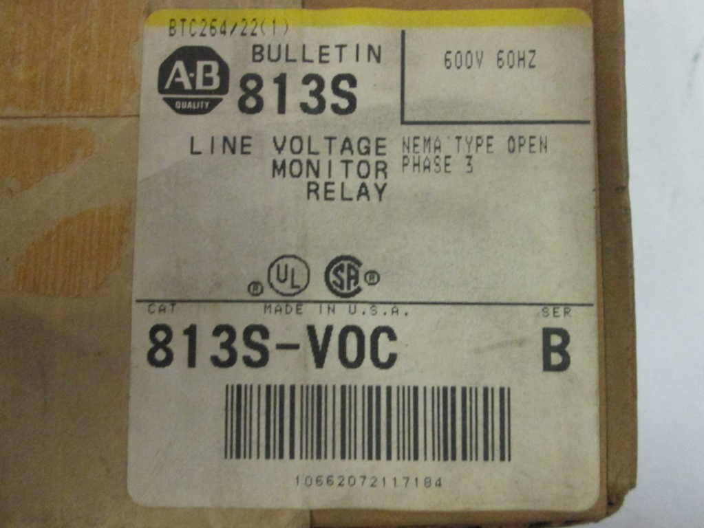 Allen Bradley 813SVOC NSFP **GENUINE** AB 813S VOC
