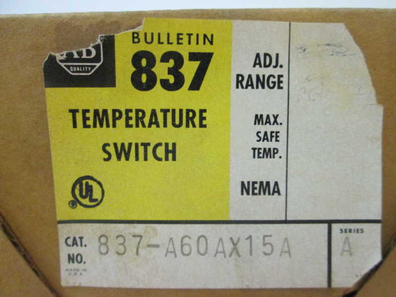 Allen Bradley 837A60AX15A NSFP * GENUINE * AB 837 A60AX15A