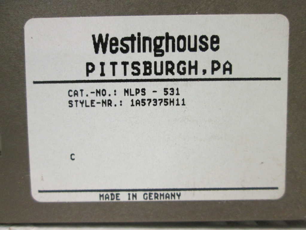 Cutler Hammer NLPS531 NSFP **GENUINE** NLPS 531 Westinghouse