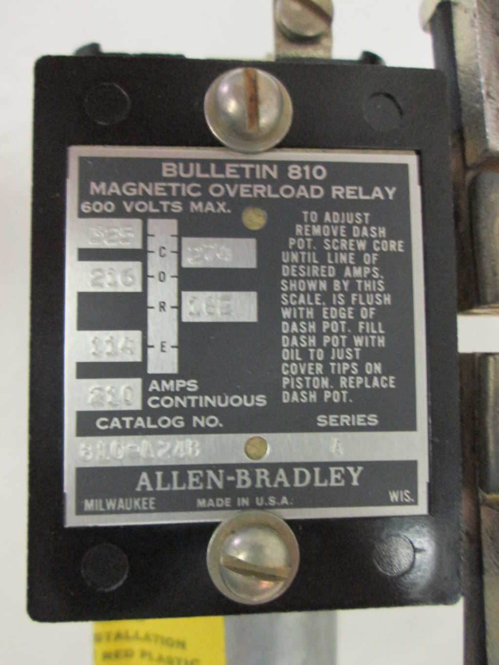 Allen Bradley 810A24B NSFP **GENUINE** AB 810 A24B