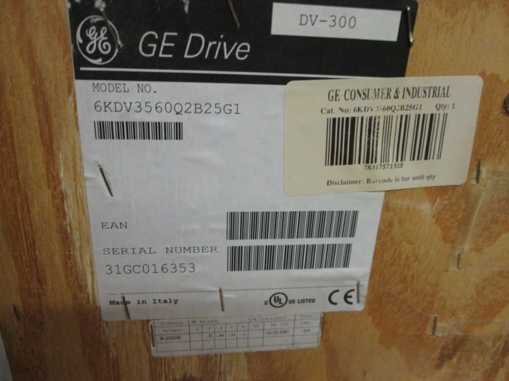 General Electric 6KDV3560Q2B25G1 NSFP **GENUINE**