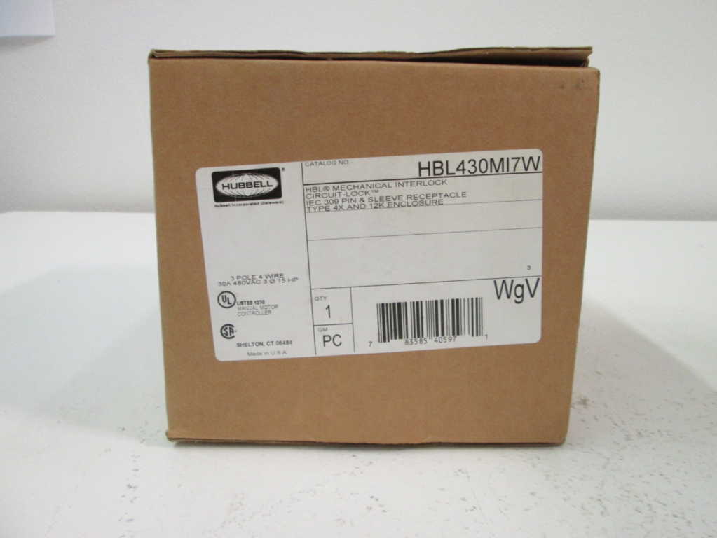 Hubbell HBL430MI7W NSFP **GENUINE**