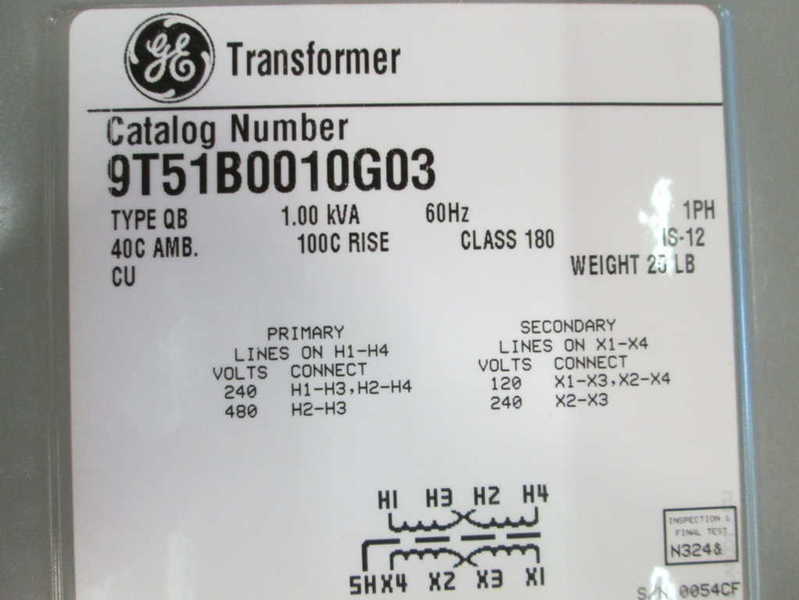 General Electric 9T51B0010G03 NSFP * GENUINE *