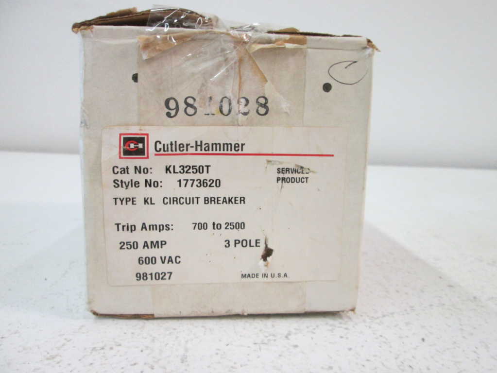 Cutler Hammer KL3250T NSFP **GENUINE** Westinghouse