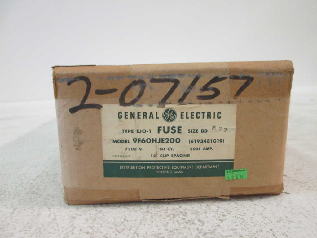 General Electric 9F60HJE200 NSFP **GENUINE**