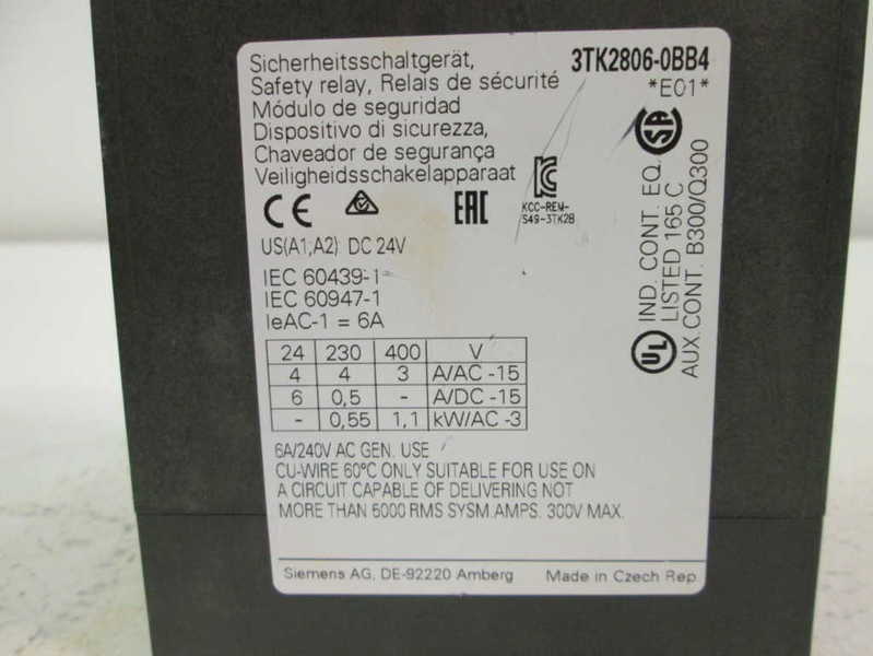 Siemens 3TK28060BB4 NSNP * GENUINE * 3TK2 806 0BB4 Furnas