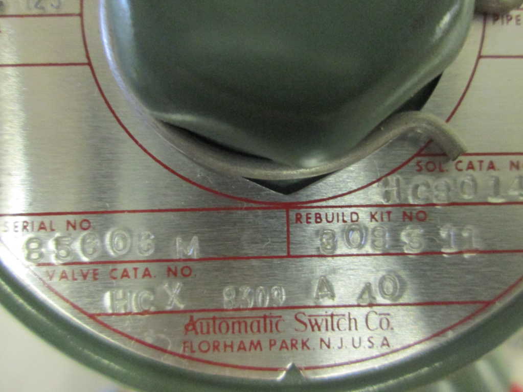 Asco HCX8309A40 NSNP **GENUINE**