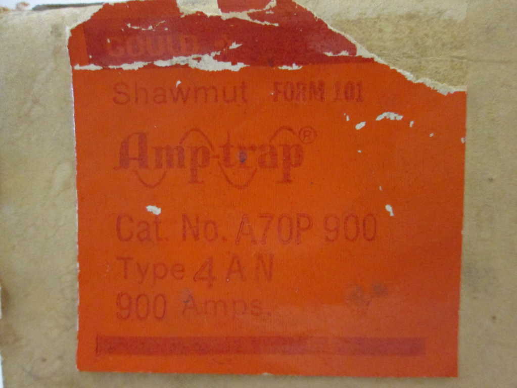 Gould Ferraz Shawmut Mersen A70P900 NSFP **GENUINE**