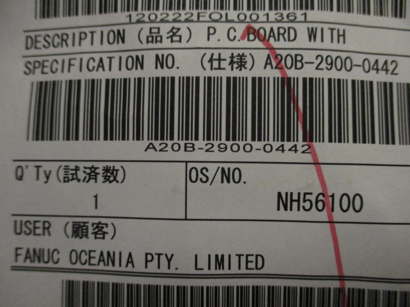 FANUC A20B-2900-0442/02A UNMP