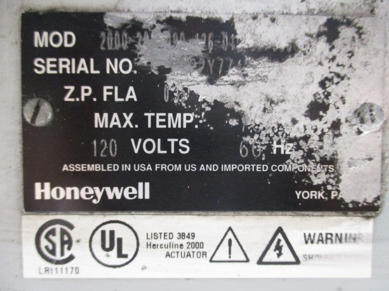 HONEYWELL 2000-200-090-126-019-00-000000-0-0-00 UNMP