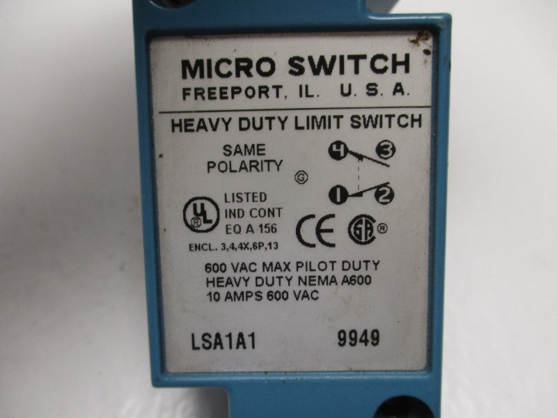 MICRO SWITCH LSA1A1 (AS PICTURED) UNMP