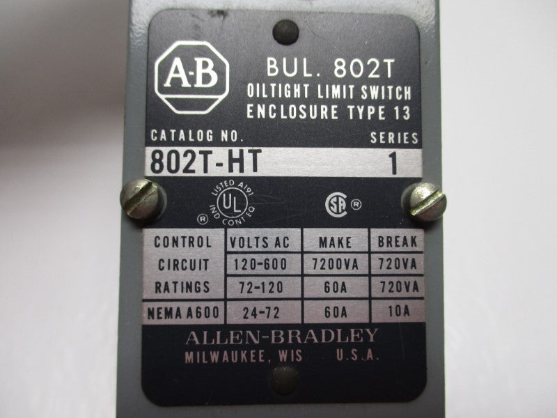 ALLEN BRADLEY 802T-HT NSNP