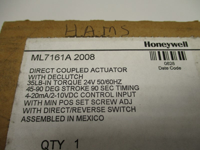 HONEYWELL ML7161A2008 NSMP