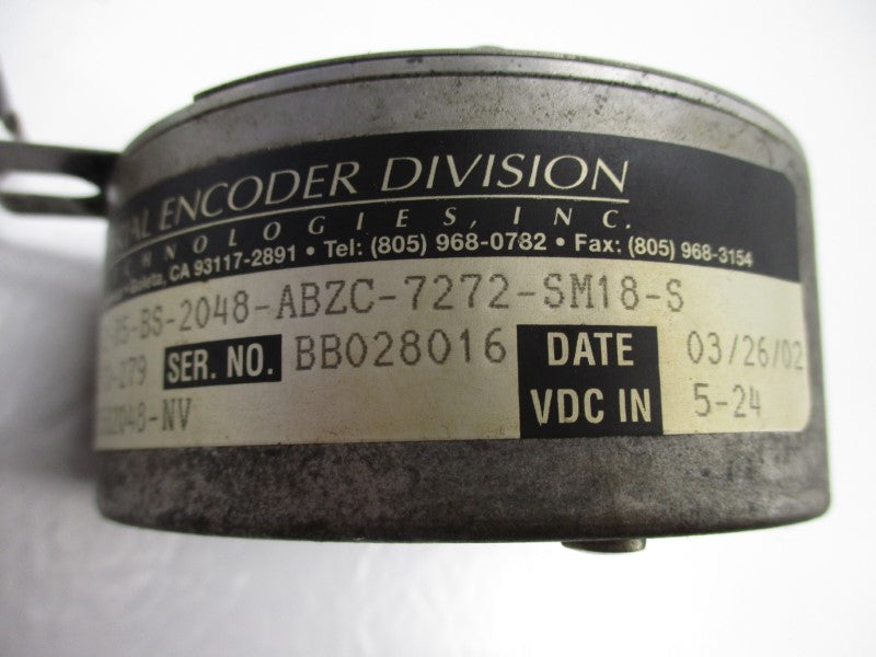 BEI HS35F-62-R5-BS-2048-ABZC-7272-SM18-S UNMP