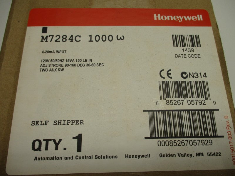 HONEYWELL M7284C1000 NSFS