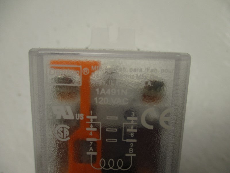 DAYTON 1A491N RELAY 120VAC 25A NSMP