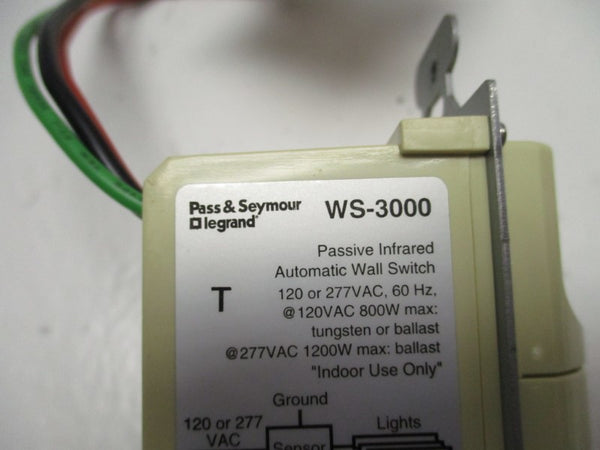 PASS & SEYMOUR WS-3000 NSNP