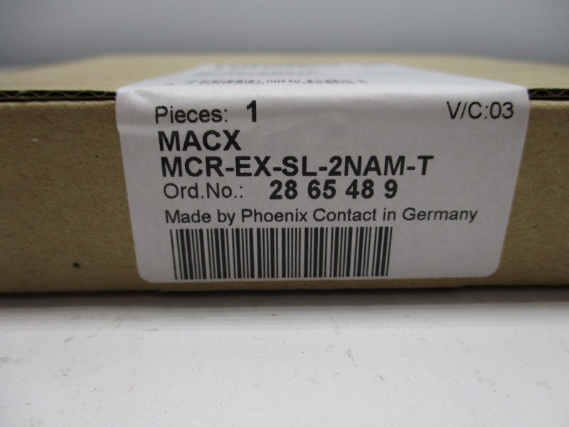 PHOENIX CONTACT MCR-EX-SL-2NAM-T NSFS