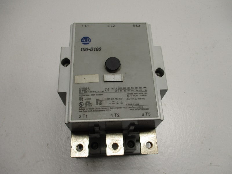 ALLEN BRADLEY 100-D180 SER. A UNMP