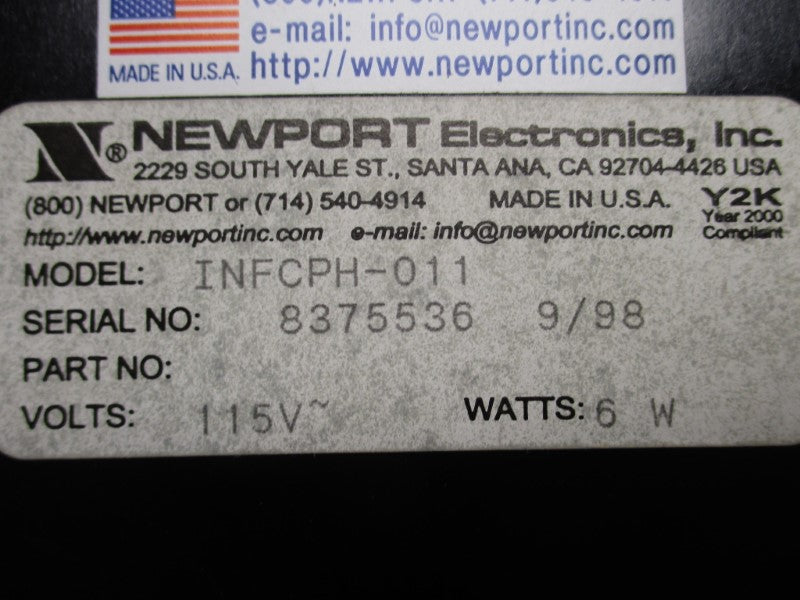 NEWPORT INFCPH-011 UNMP