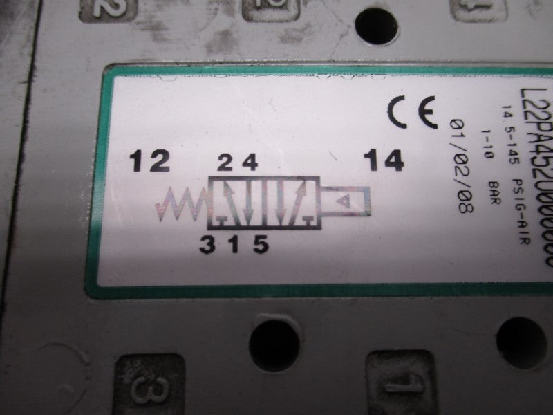 NUMATICS L22PA452O000000 14.5-145PSI UNMP