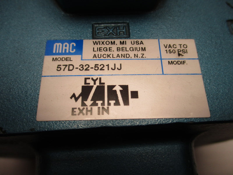 MAC 57D-32-521JJ 150PSI UNMP