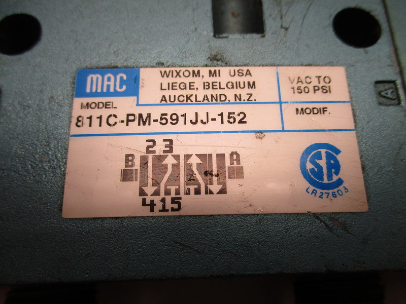 MAC 811C-PM-591JJ-152 UNMP