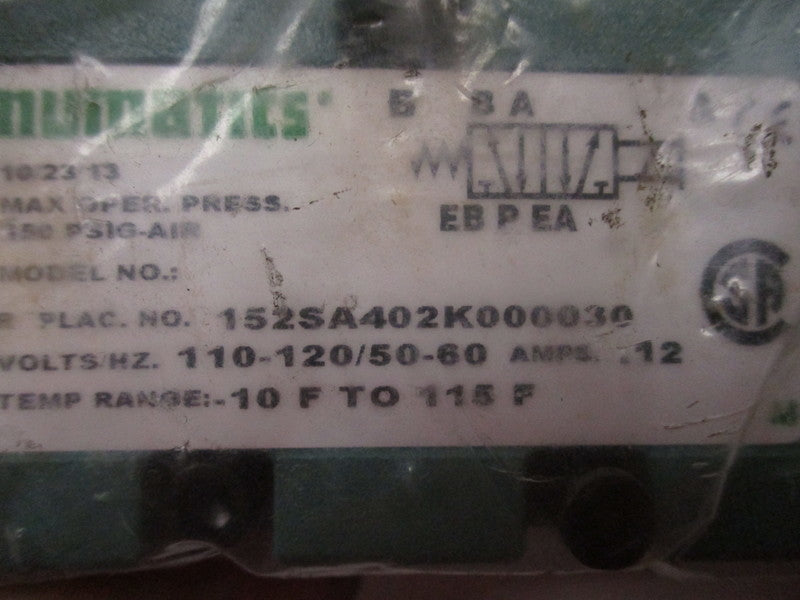 NUMATICS 152SA402K000030 NSMP