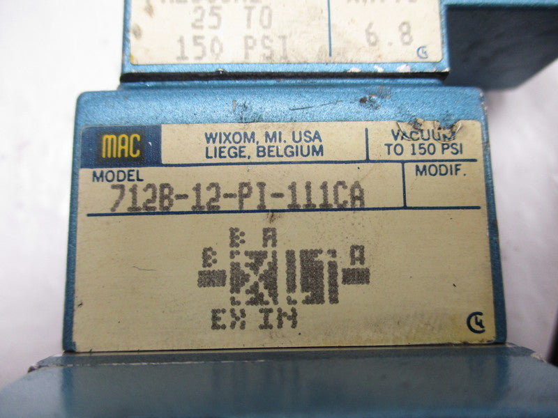 MAC 712B-12-PI-111CA UNMP