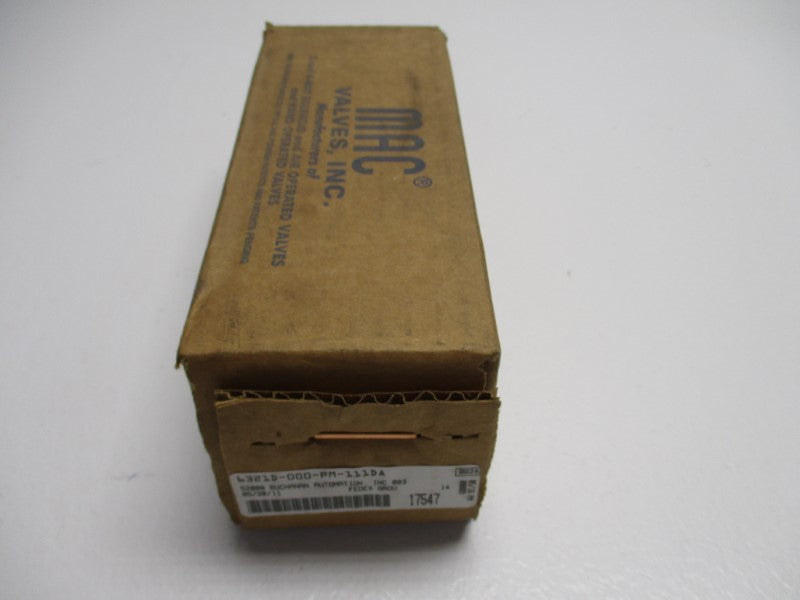 MAC 6321D-000-PM-111DA 120VAC NSFS