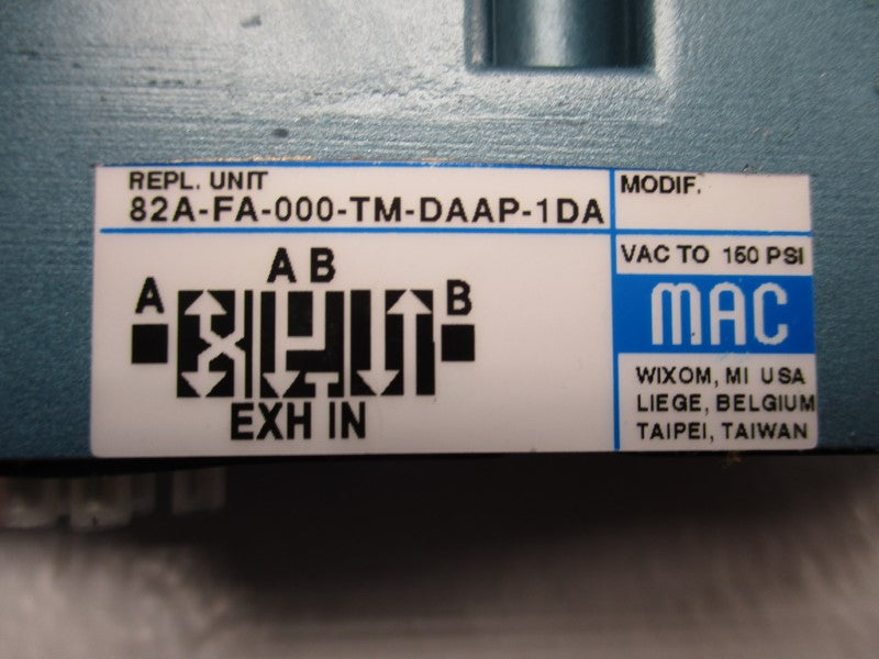 MAC 82A-FA-000-TM-DAAP-1DA 120VAC UNMP